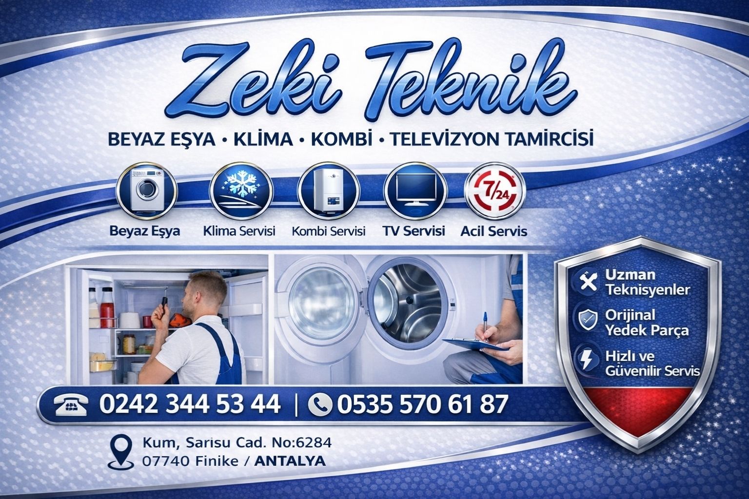 finike arçelik servisi